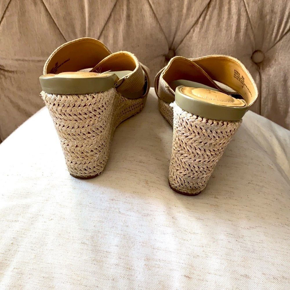 Olive Green Wedges  - Picture 4 of 6